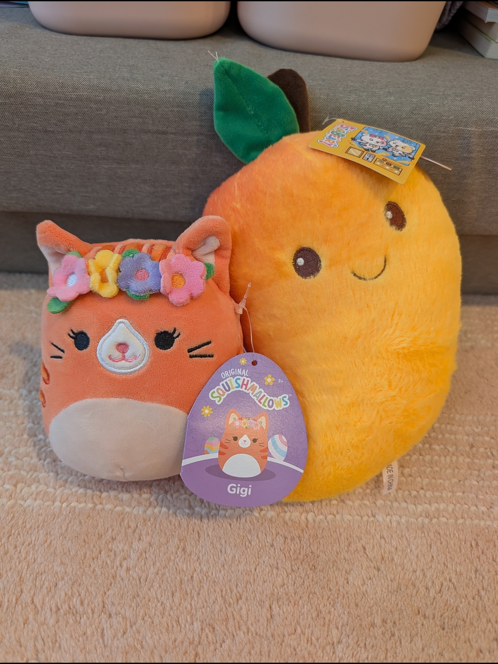 Squishmallow Gigi & Mango Plush